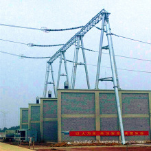 Struktur eines 500-kV-Türrohr-Stahlrohr-Kraftübertragungsstationswerks